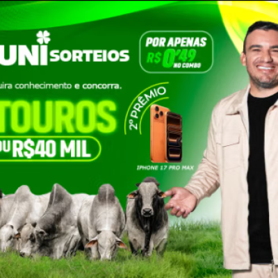 40 MIL NO PIX OU 5 TOUROS NELORE+ IPHONE 17 PRO MAX